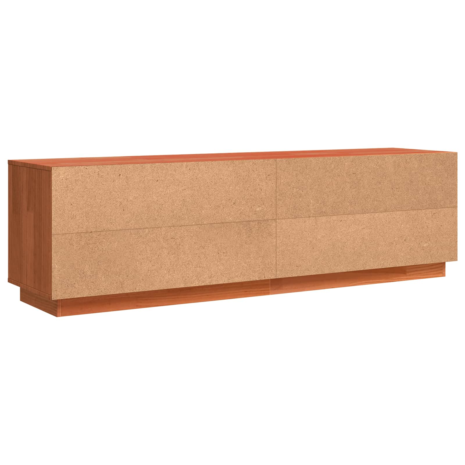 Televizní Skříň 156 X 37 X 45 Cm Hnědá Kompozitní Dřevo