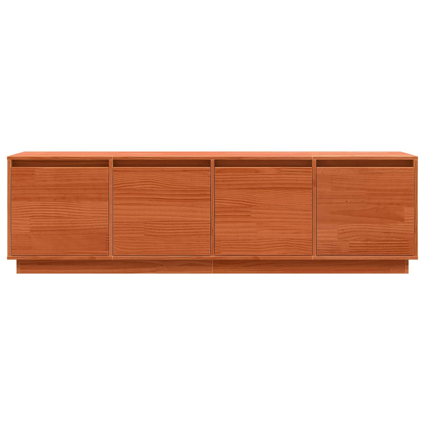 Televizní Skříň 156 X 37 X 45 Cm Hnědá Kompozitní Dřevo