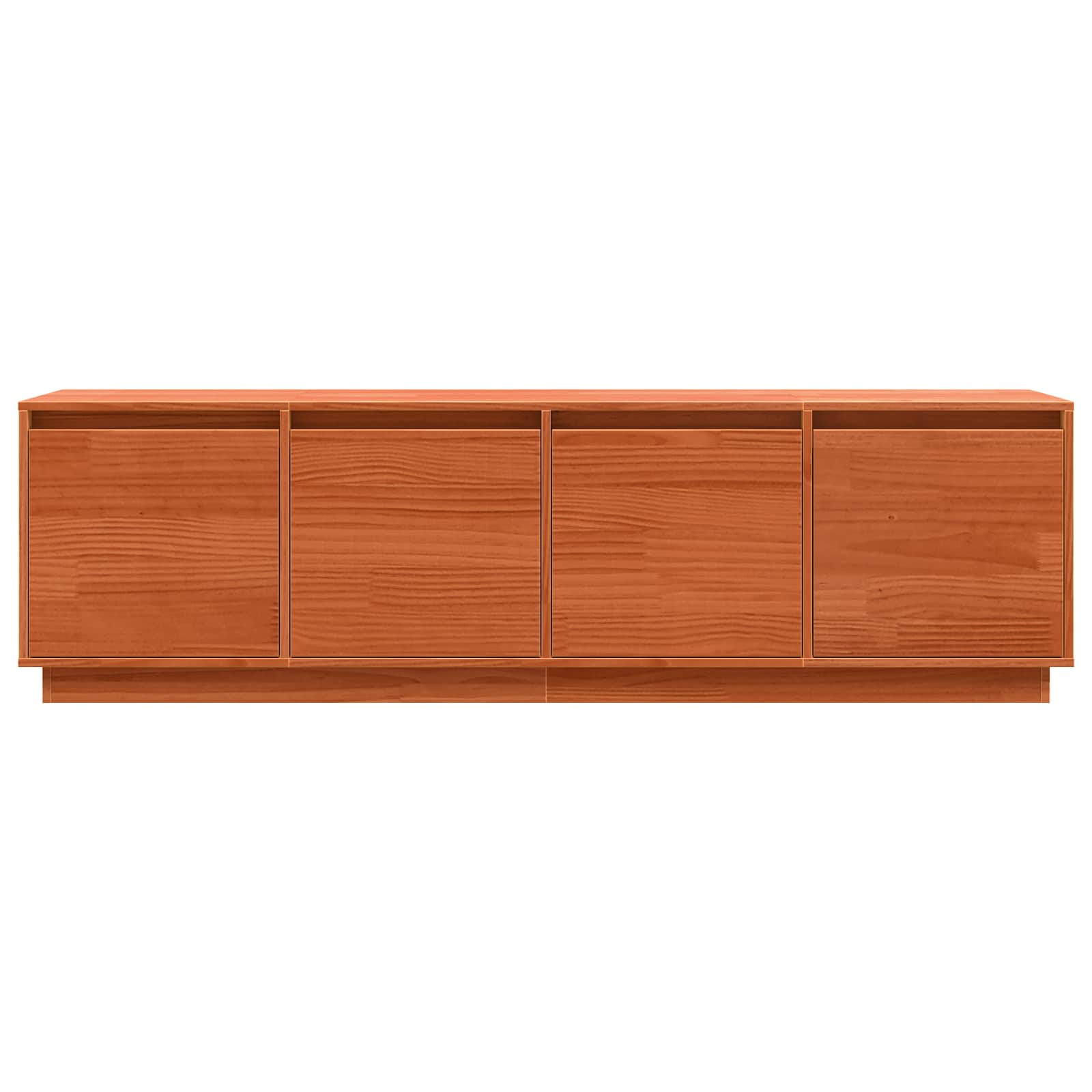 Televizní Skříň 156 X 37 X 45 Cm Hnědá Kompozitní Dřevo