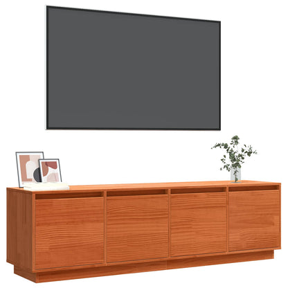 Televizní Skříň 156 X 37 X 45 Cm Hnědá Kompozitní Dřevo