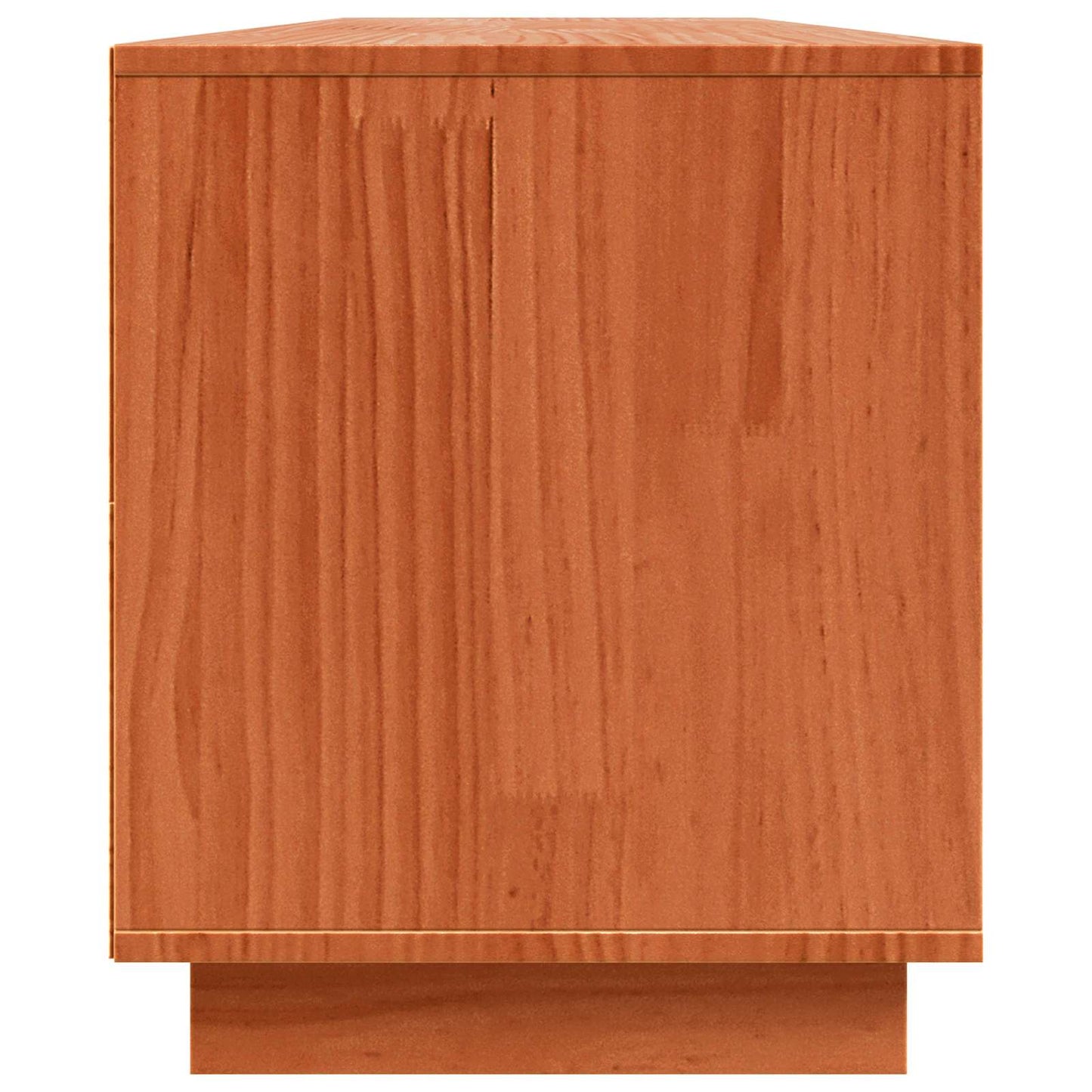 Televizní Skříň 156 X 37 X 45 Cm Hnědá Kompozitní Dřevo