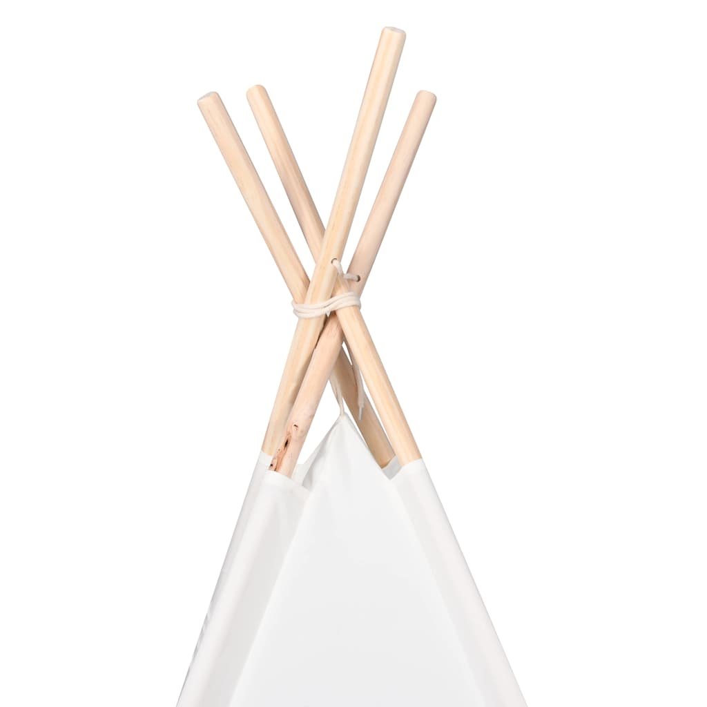 Teepee Stan Bílá 120 X 120 X 150 Cm Textil A Plast