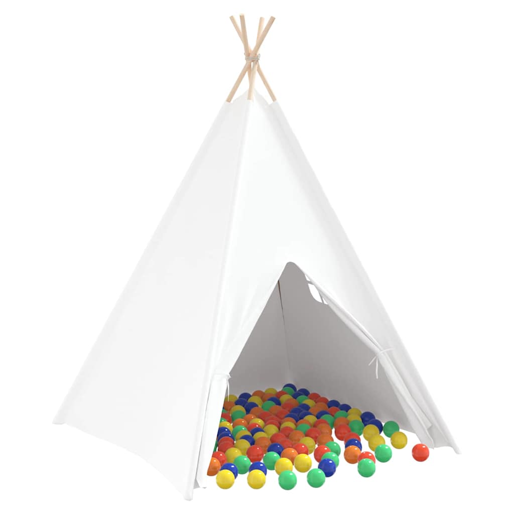 Teepee Stan Bílá 120 X 120 X 150 Cm Textil A Plast