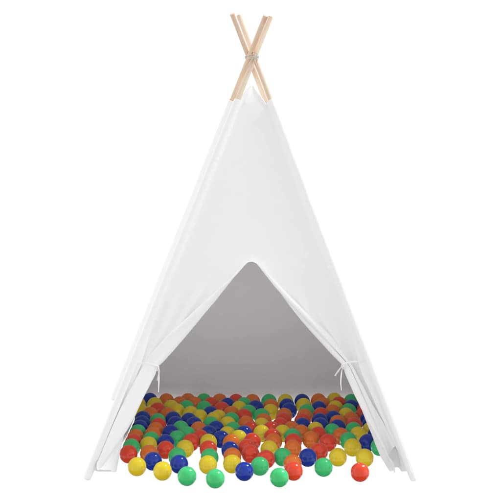 Teepee Stan Bílá 120 X 120 X 150 Cm Textil A Plast