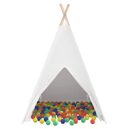 Teepee Stan Bílá 120 X 120 X 150 Cm Textil A Plast