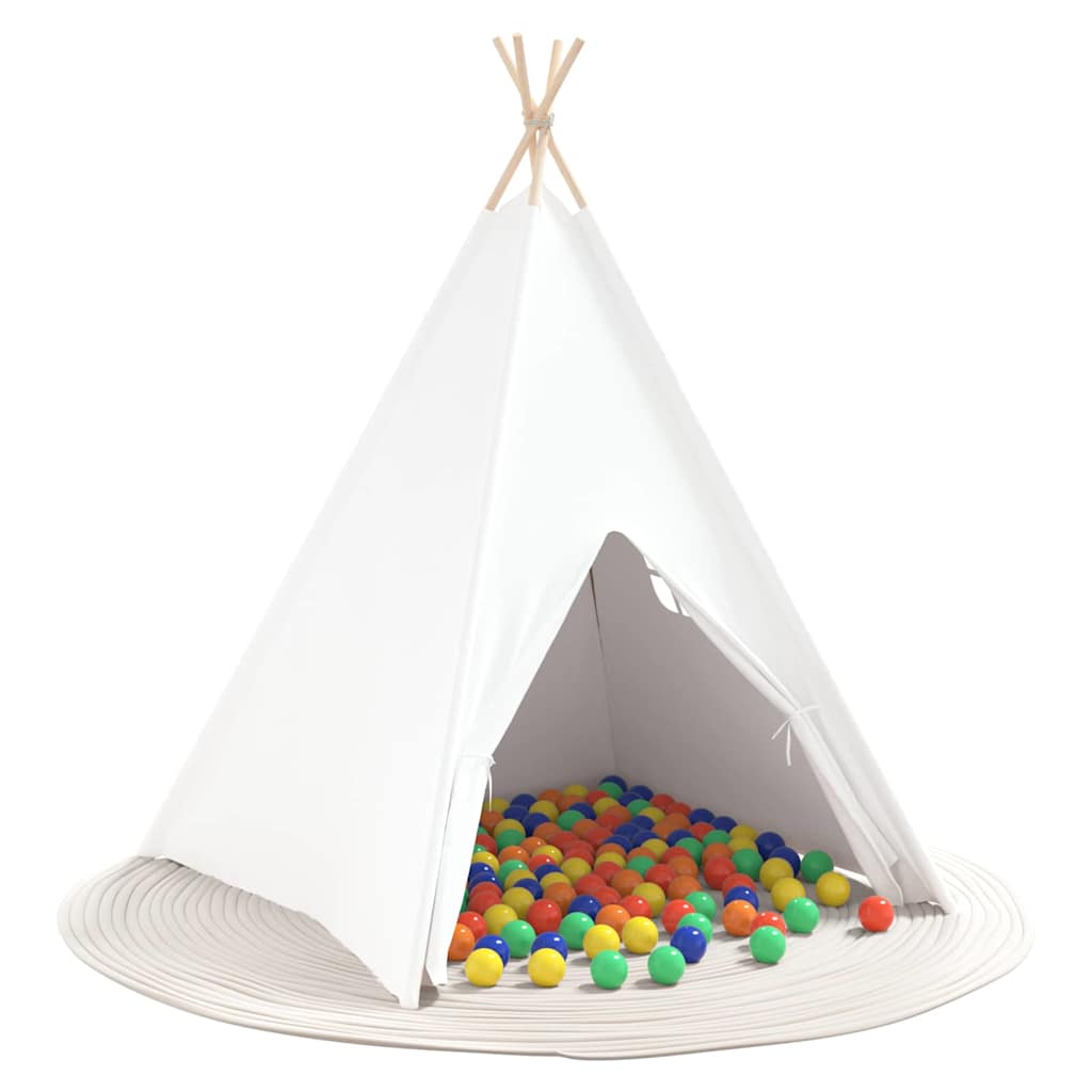 Teepee Stan Bílá 120 X 120 X 150 Cm Textil A Plast