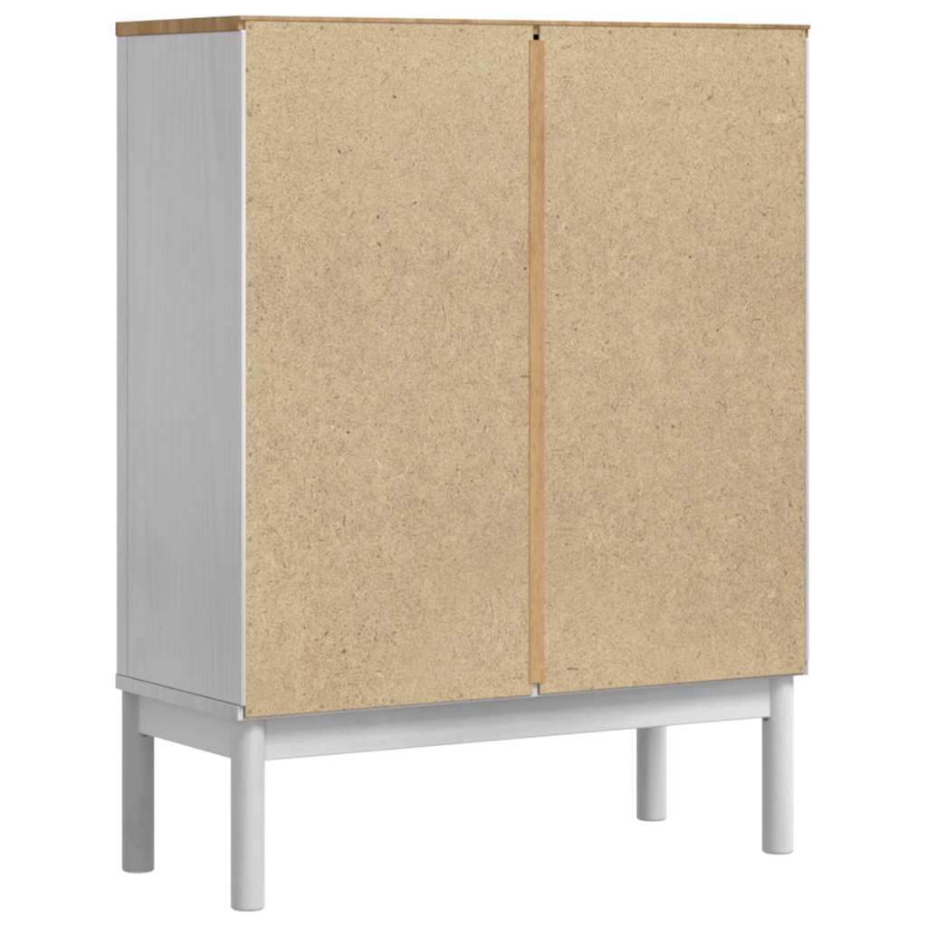Servírovací Skříň Floro Bílá 70 X 30 X 70,5 Cm