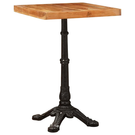 Bistro Stolek Hnědá 50 X 50 X 76 Cm Masivní Akátové Dřevo