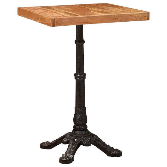 Bistro Stolek Hnědá 50 X 50 X 76 Cm Masivní Akátové Dřevo