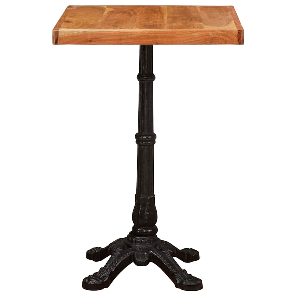 Bistro Stolek Hnědá 50 X 50 X 76 Cm Masivní Akátové Dřevo