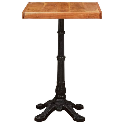 Bistro Stolek Hnědá 50 X 50 X 76 Cm Masivní Akátové Dřevo