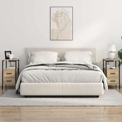 Noční Skříňka 2 Ks Sonoma Dub 30 X 48 X 61 Cm Kompozitní Dřevo