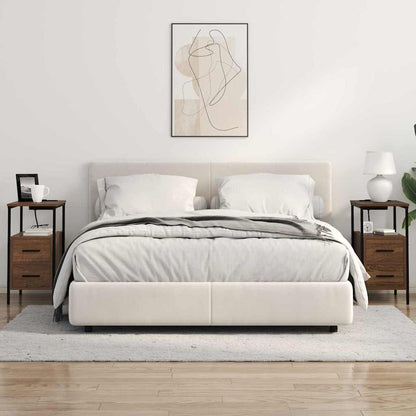Noční Skříňka Hnědý Dub 30 X 48 X 61 Cm Kompozitní Dřevo
