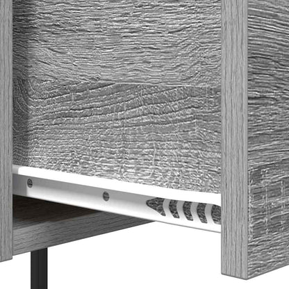 Noční Skříňka Šedá Sonoma 42 X 41 X 56 Cm Kompozitní Dřevo