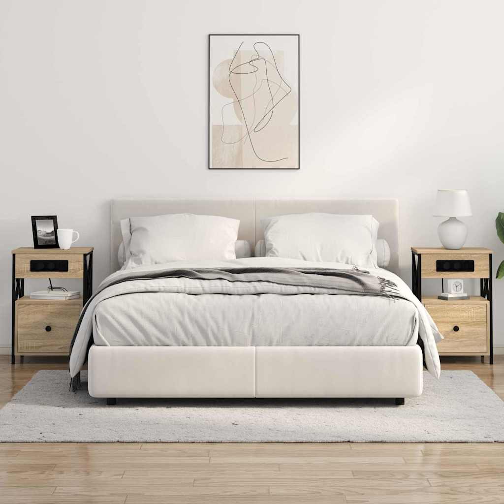 Noční Skříňka Sonoma Dub 40 X 31 X 60 Cm Kompozitní Dřevo