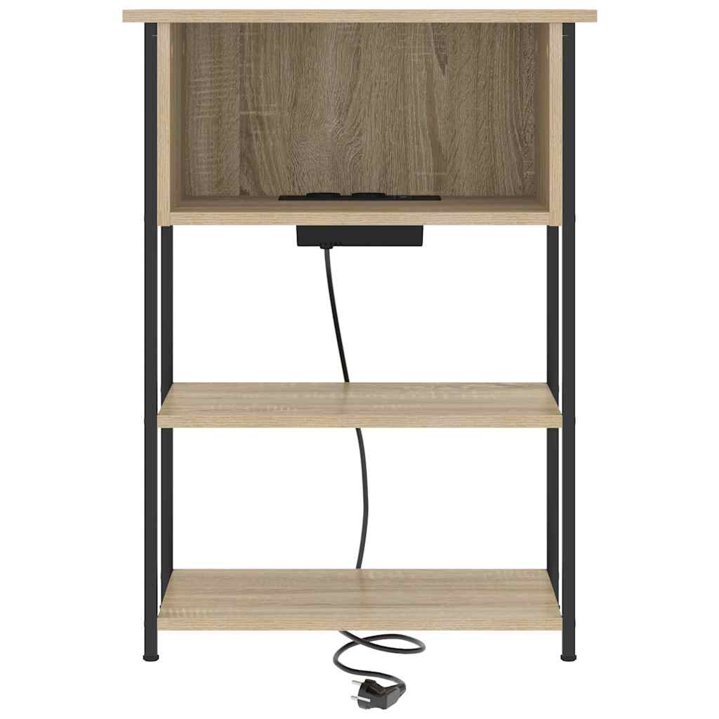 Noční Skříňka Sonoma Dub 55 X 31 X 76 Cm Kompozitní Dřevo