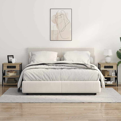 Noční Skříňka Sonoma Dub 41 X 31 X 51 Cm Kompozitní Dřevo