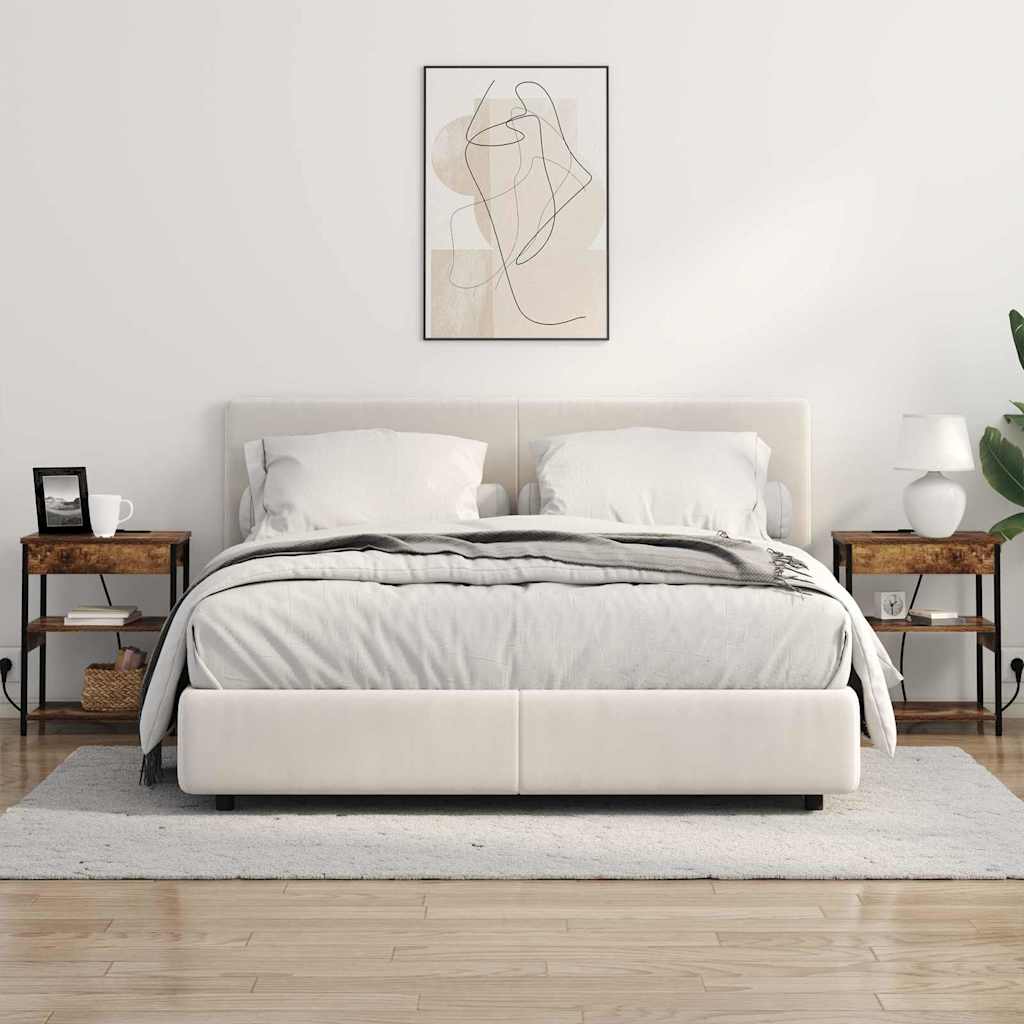 Noční Skříňka Kouřový Dub 41 X 31 X 51 Cm Kompozitní Dřevo