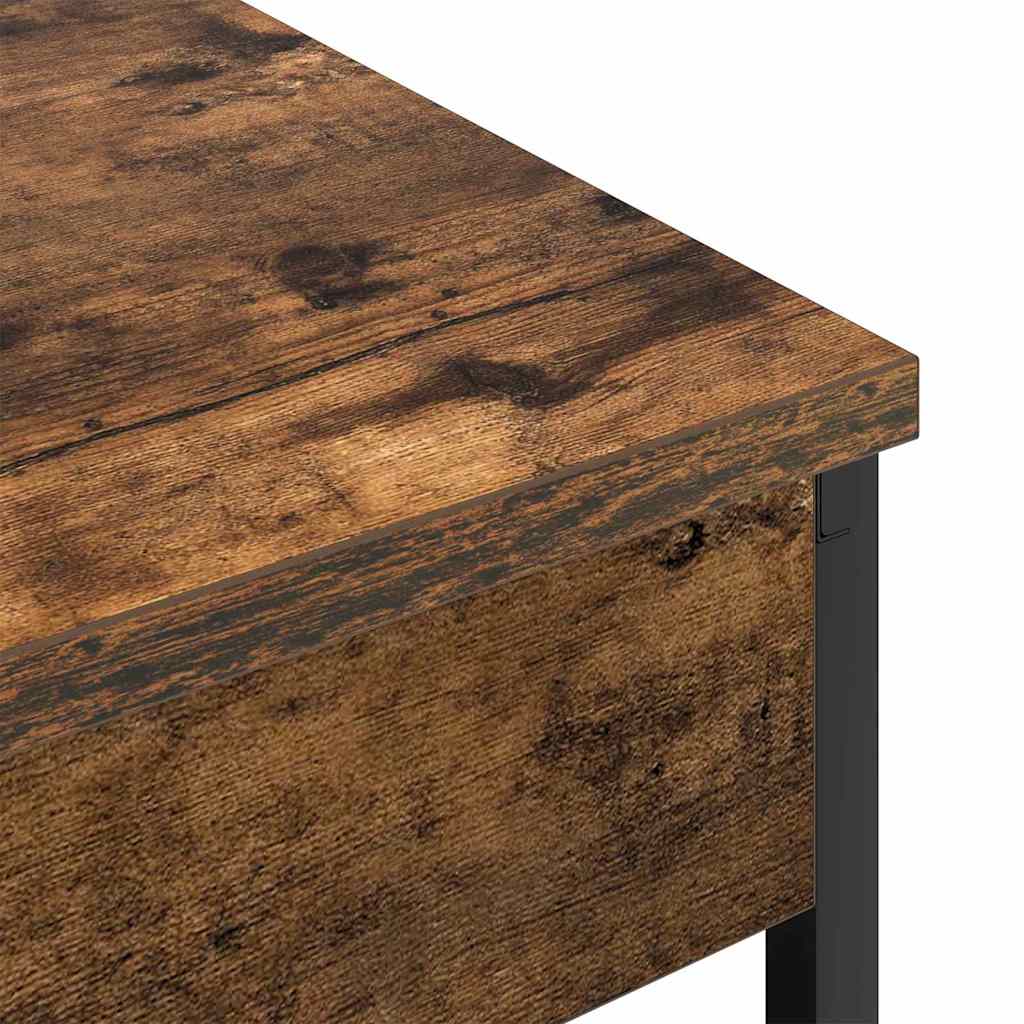 Noční Skříňka 2 Ks Kouřový Dub 41 X 31 X 51 Cm Kompozitní Dřevo