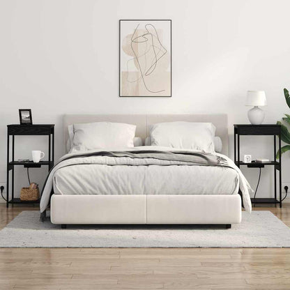 Noční Skříňka Černý Dub 41 X 31 X 76 Cm Kompozitní Dřevo