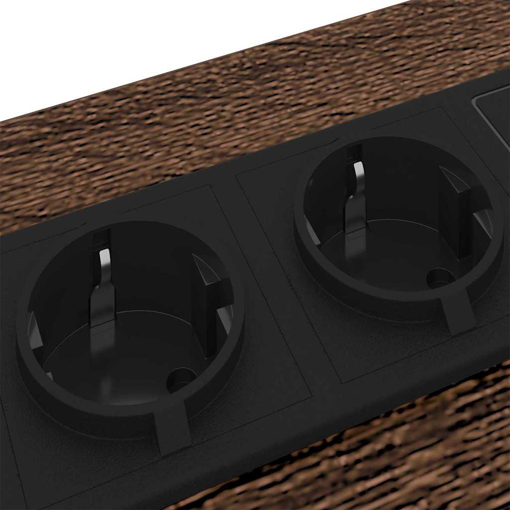 Noční Skříňka Hnědý Dub 40 X 31 X 60 Cm Kompozitní Dřevo
