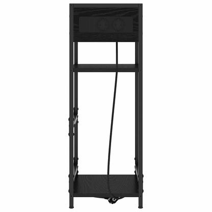 Noční Skříňka Černý Dub 40 X 27 X 76 Cm Kompozitní Dřevo