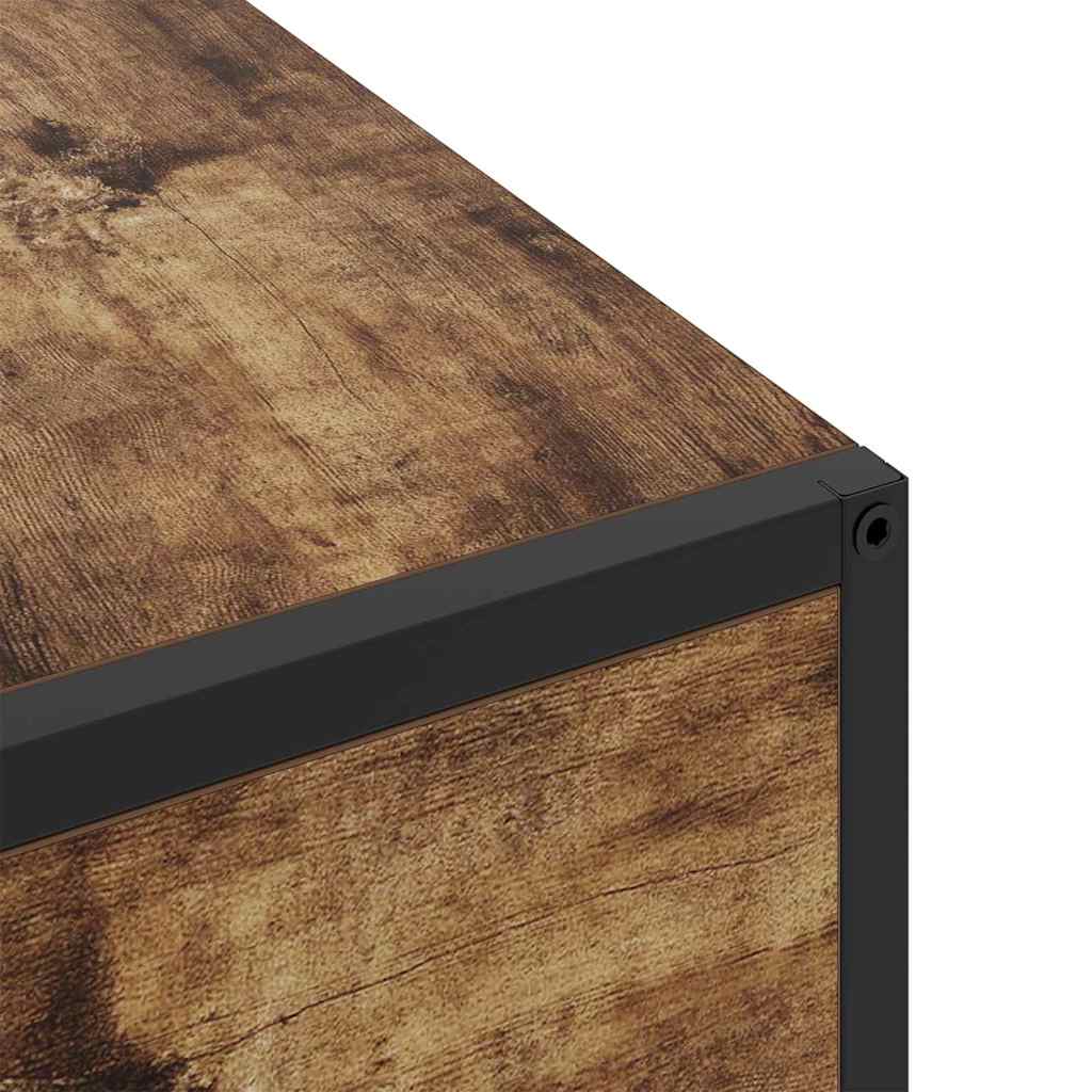 Noční Skříňka Kouřový Dub 40 X 27 X 76 Cm Kompozitní Dřevo