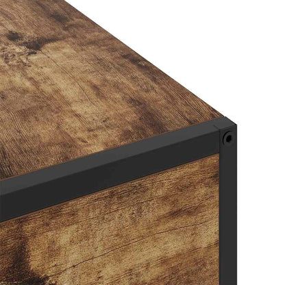 Noční Skříňka Kouřový Dub 40 X 27 X 76 Cm Kompozitní Dřevo