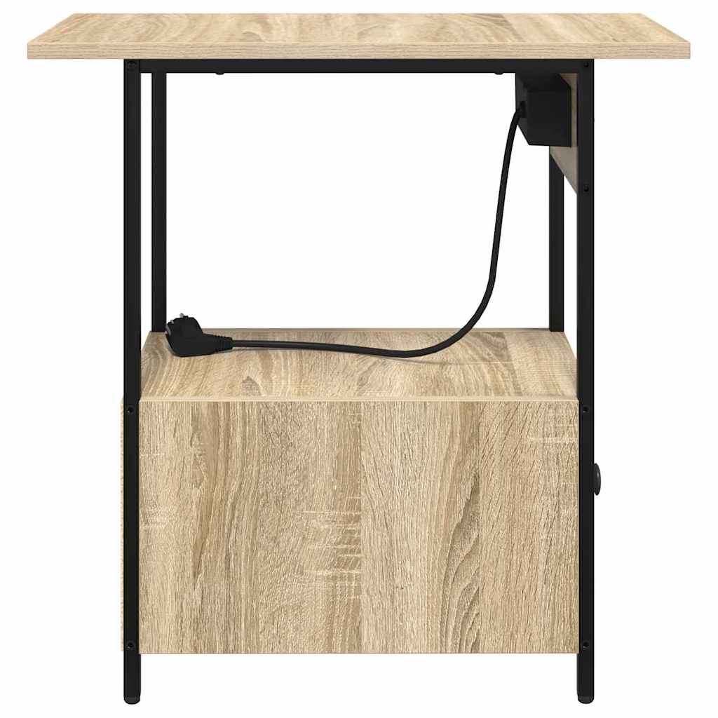 Noční Skříňka Sonoma Dub 60 X 30 X 61 Cm Kompozitní Dřevo