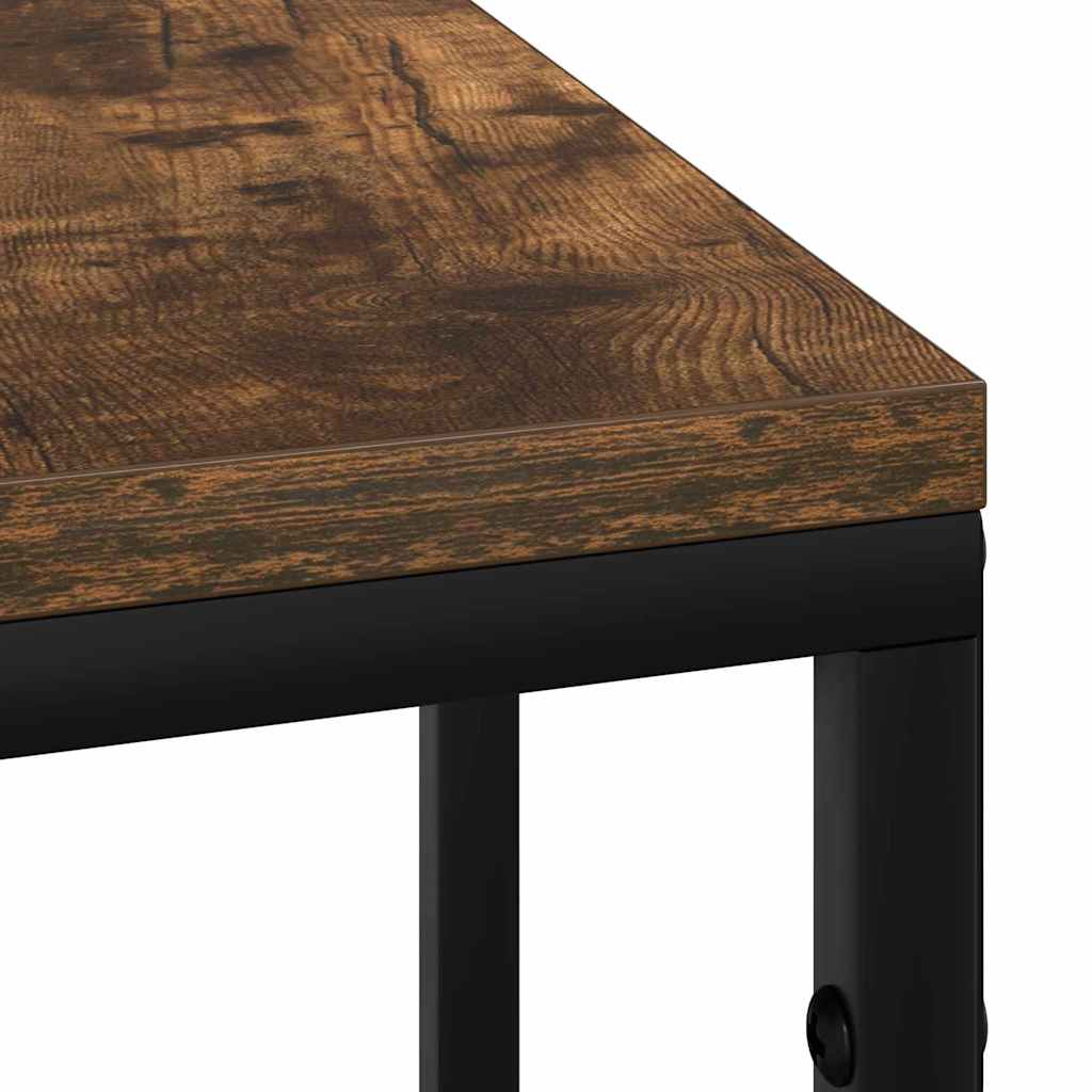 Noční Skříňka Kouřový Dub 41,5 X 26 X 60,5 Cm Kompozitní Dřevo
