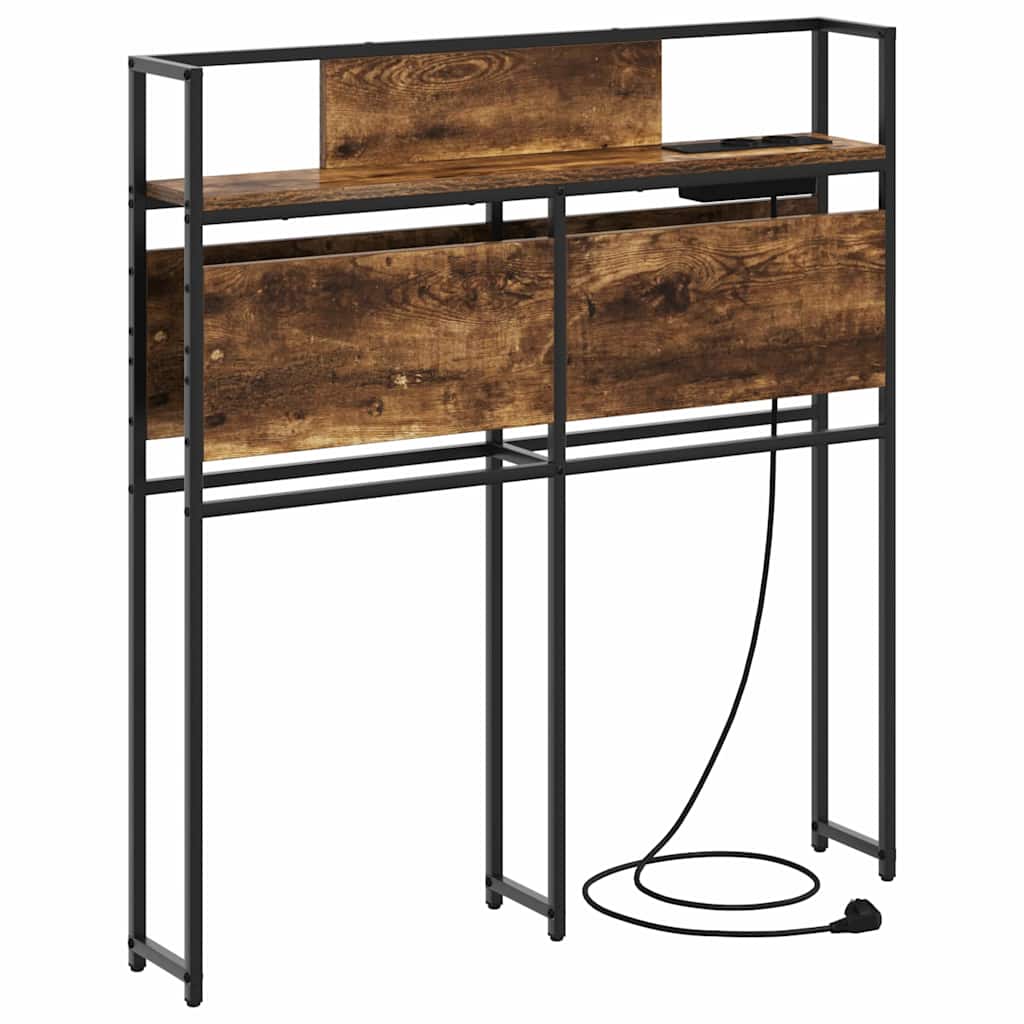Úložné Čelo Postele Kouřový Dub Kompozitní Dřevo