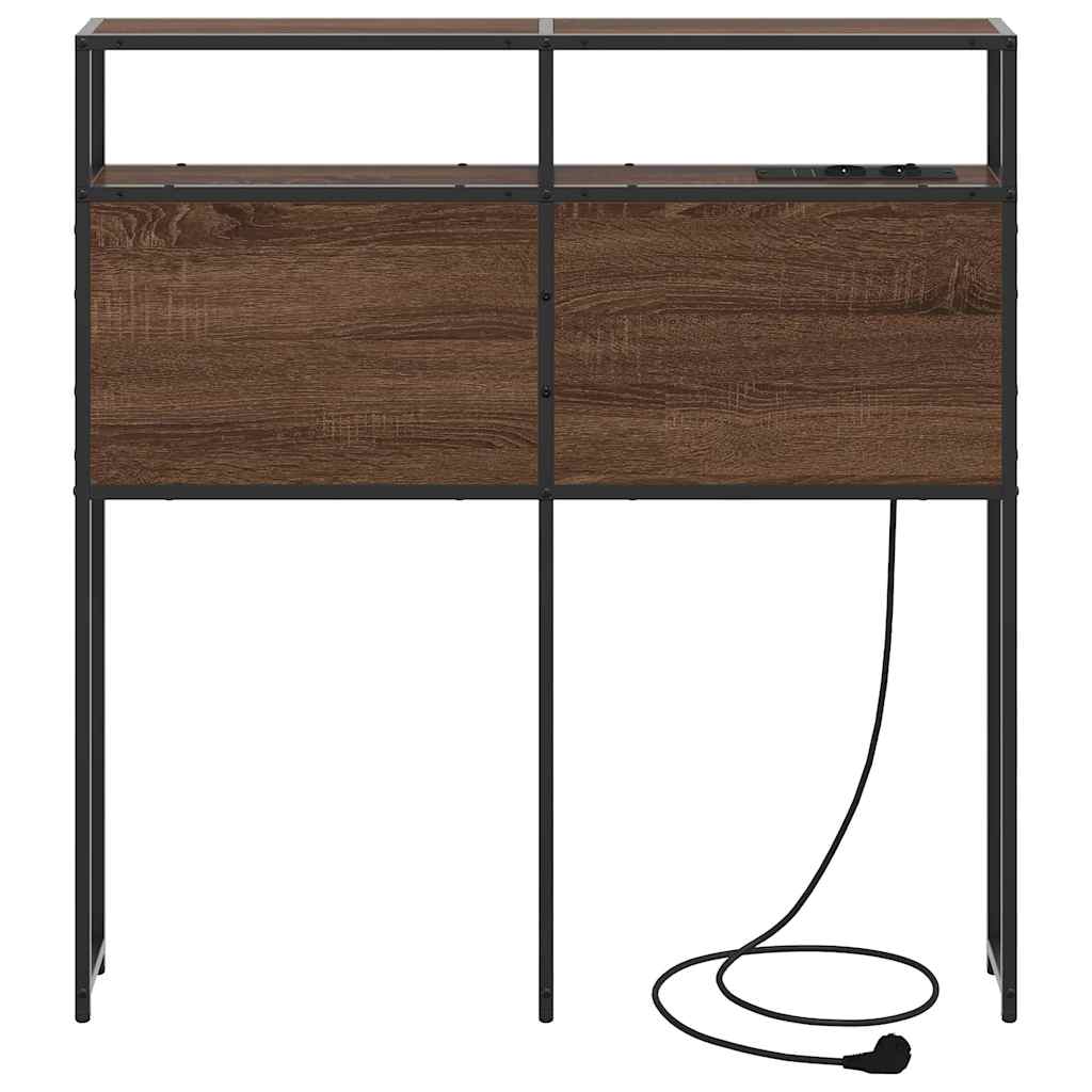 Úložné Čelo Postele Hnědý Dub Kompozitní Dřevo