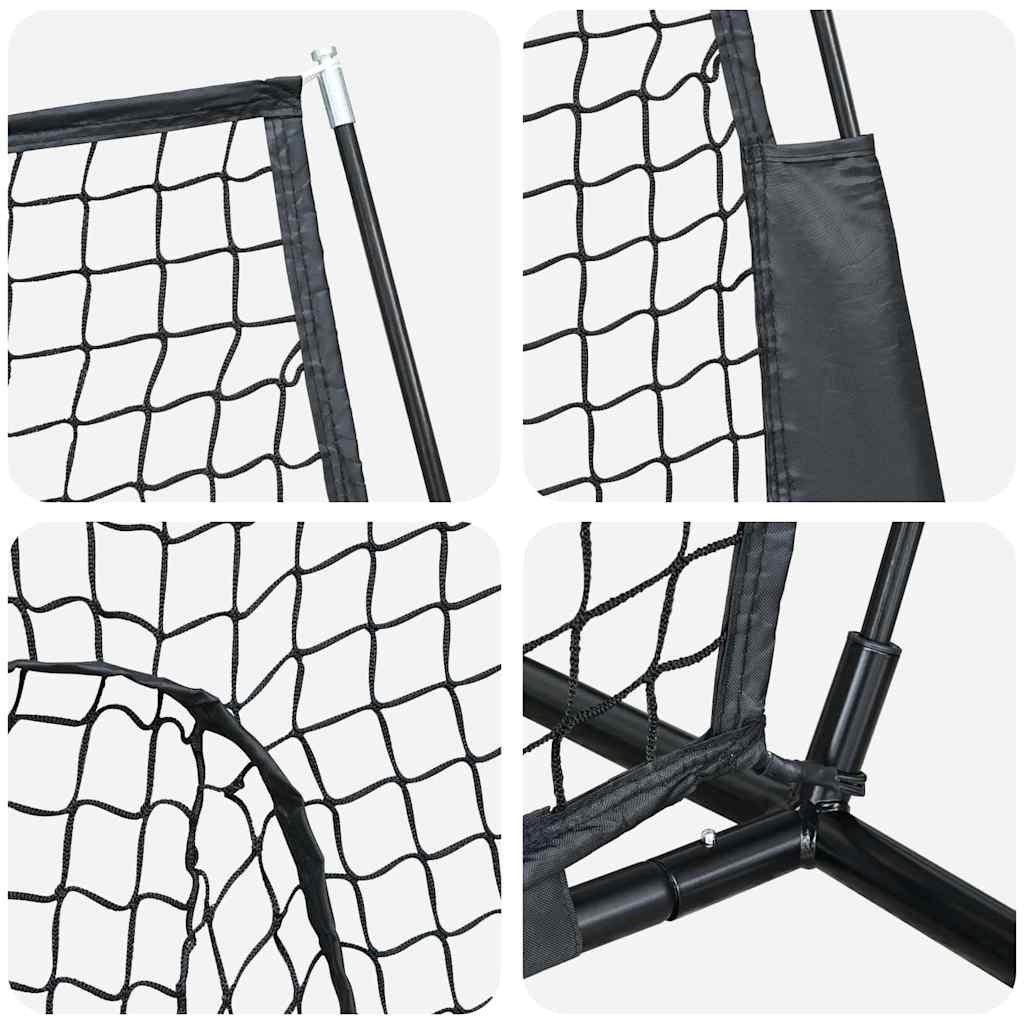 Síť Na Trénink Baseballu Černá 250 X 106 X 209 Cm Polyester