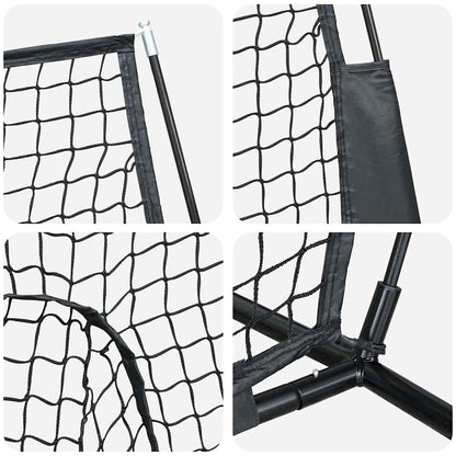 Síť Na Trénink Baseballu Černá 250 X 106 X 209 Cm Polyester