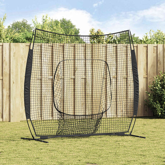Síť Na Trénink Baseballu Černá 250 X 106 X 209 Cm Polyester