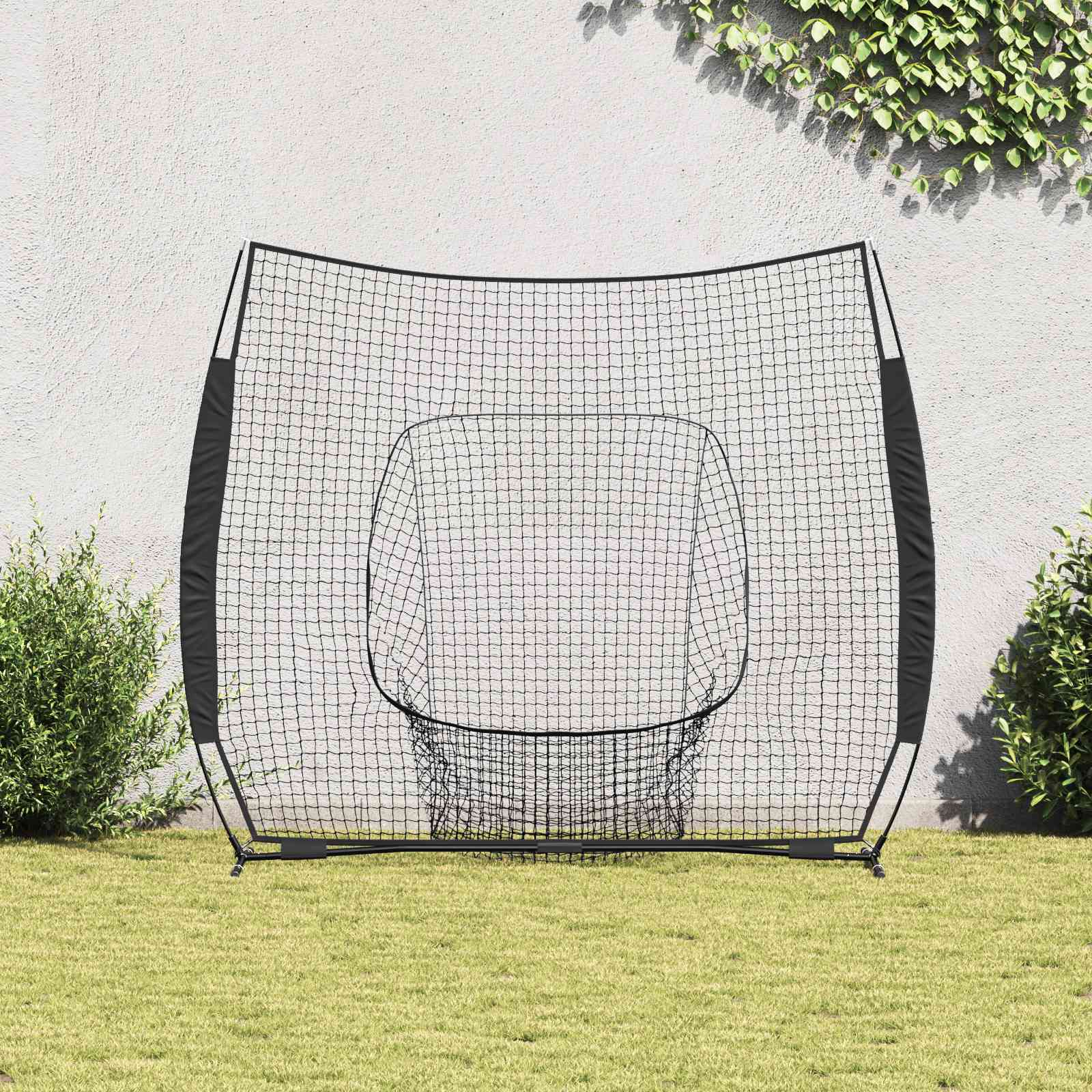 Síť Na Trénink Baseballu Černá 250 X 106 X 209 Cm Polyester