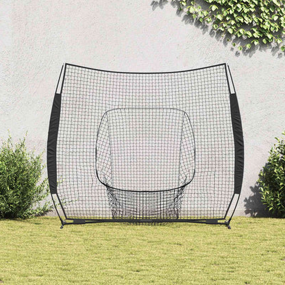 Síť Na Trénink Baseballu Černá 250 X 106 X 209 Cm Polyester