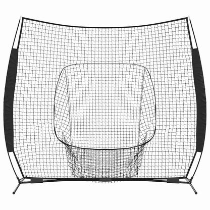Síť Na Trénink Baseballu Černá 250 X 106 X 209 Cm Polyester
