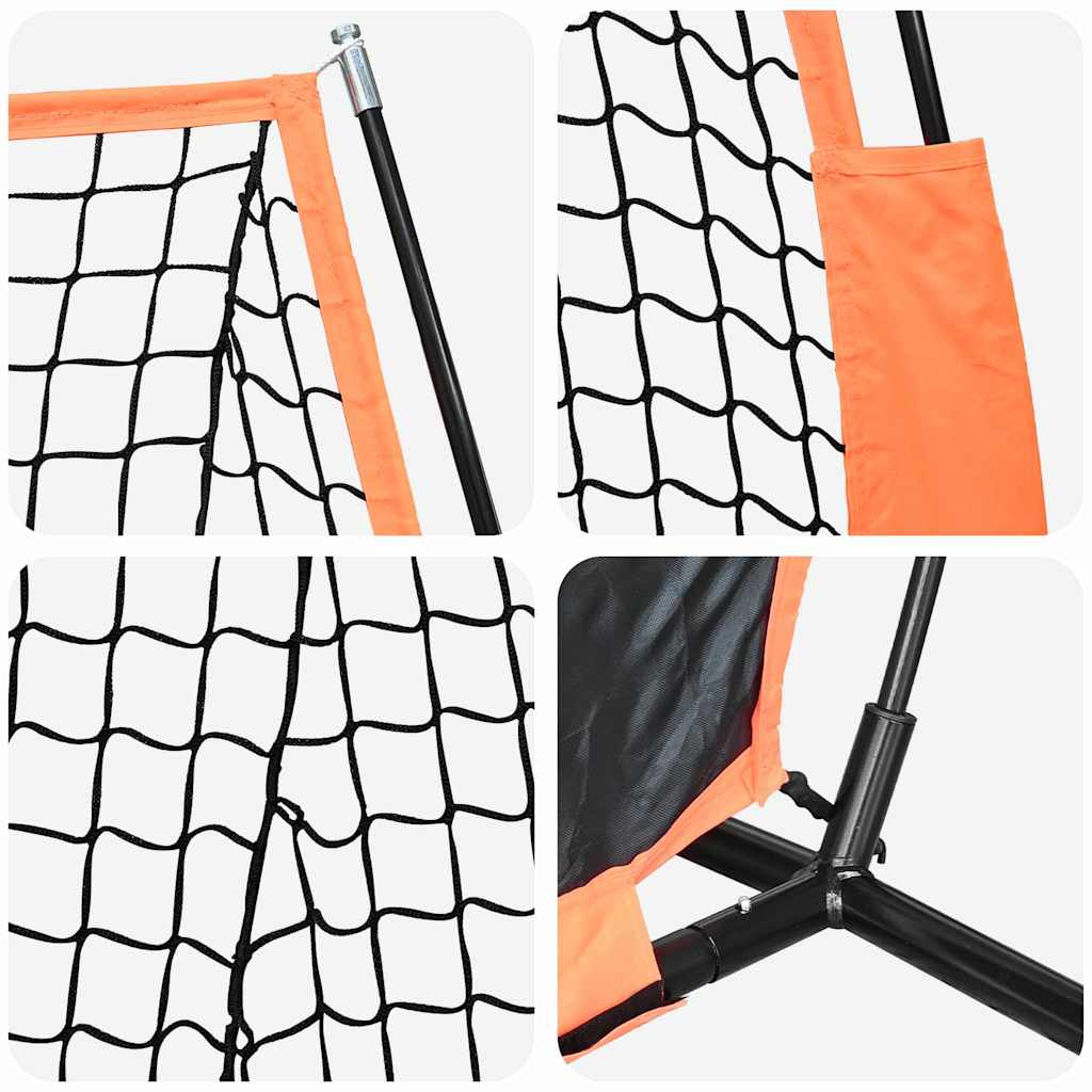 Síť Na Trénink Baseballu Černá 250 X 106,5 X 210 Cm Polyester