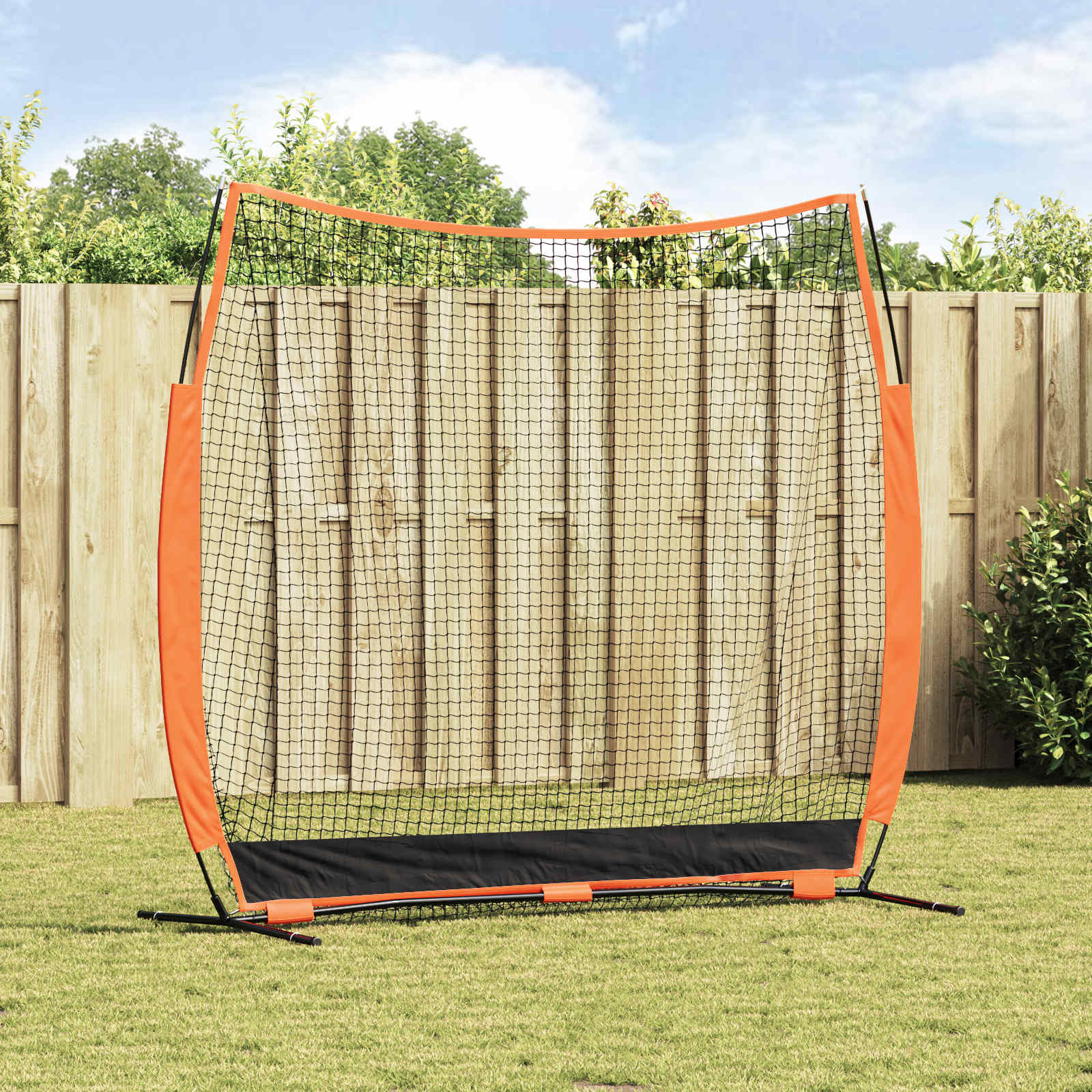 Síť Na Trénink Baseballu Černá 250 X 106,5 X 210 Cm Polyester