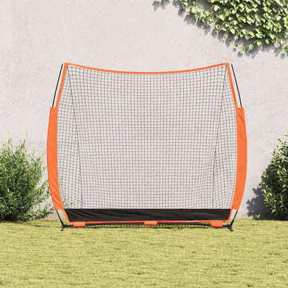 Síť Na Trénink Baseballu Černá 250 X 106,5 X 210 Cm Polyester