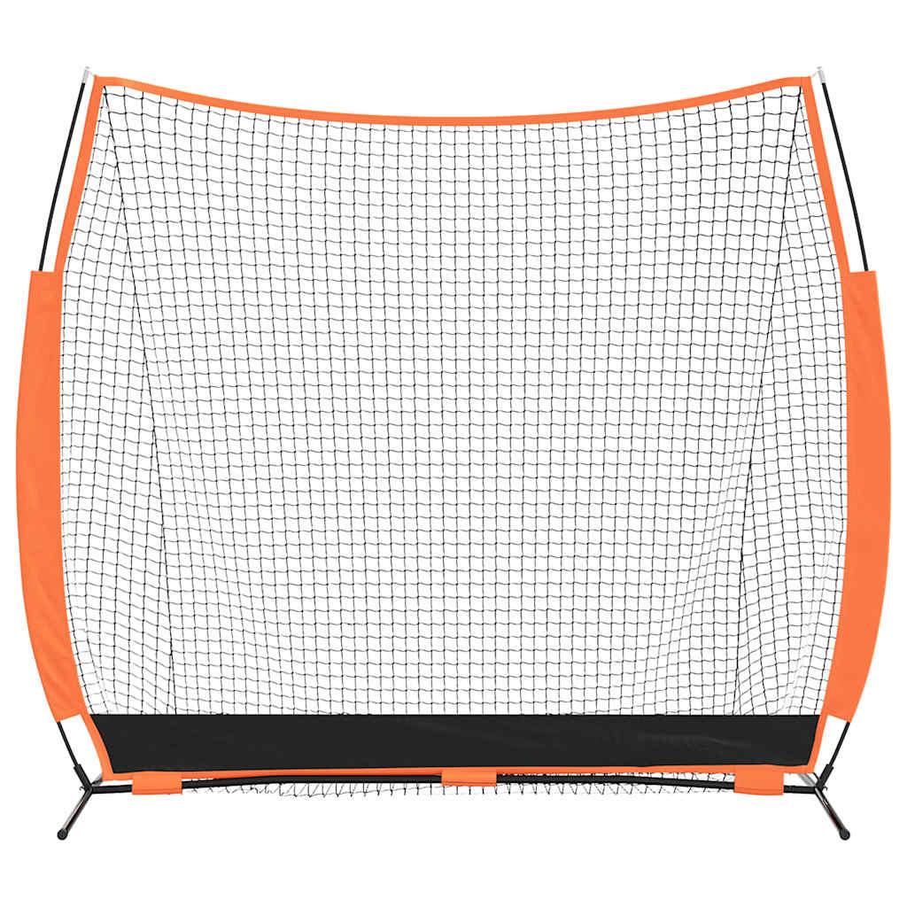 Síť Na Trénink Baseballu Černá 250 X 106,5 X 210 Cm Polyester