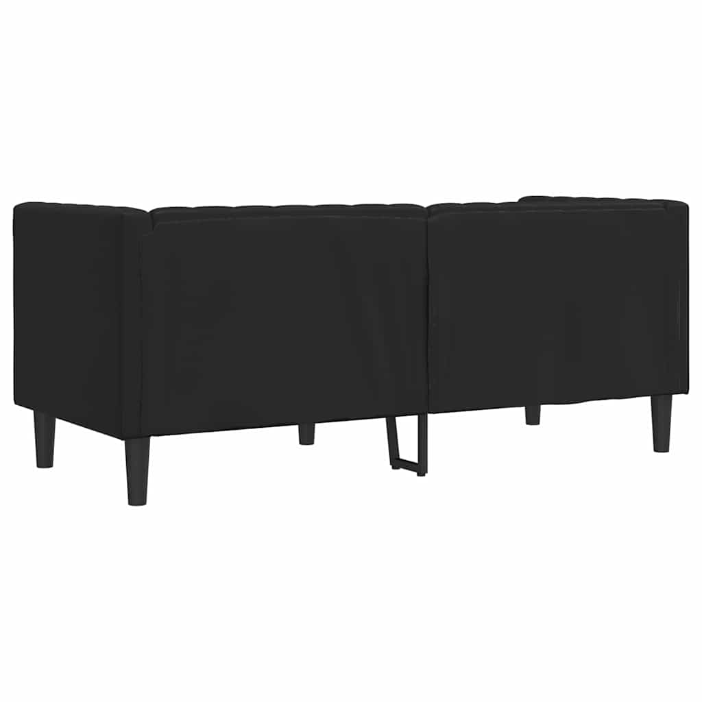 Pohovka Černá 174 X 74,5 X 70,5 Cm Pvc