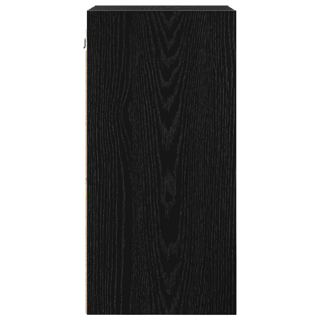 Závěsná Skříňka Černý Dub 30 X 29,5 X 60 Cm Kompozitní Dřevo