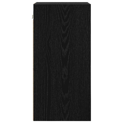 Závěsná Skříňka Černý Dub 30 X 29,5 X 60 Cm Kompozitní Dřevo