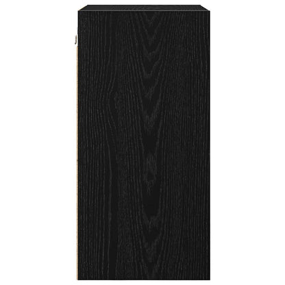 Závěsná Skříňka Černý Dub 40 X 29,5 X 60 Cm Kompozitní Dřevo