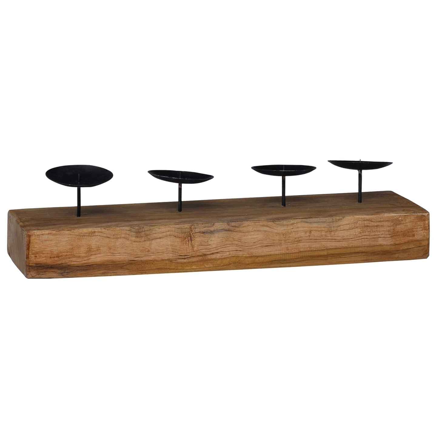 Svícen Přírodní 50 X 15 X 10 Cm Masivní Teakové Dřevo