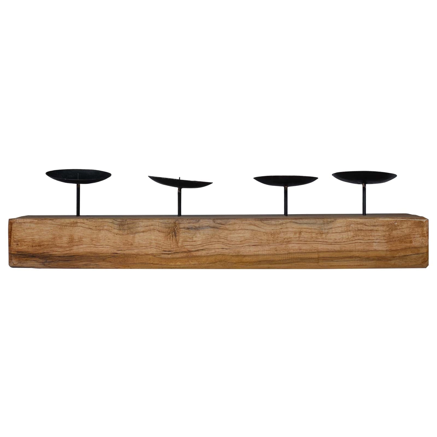 Svícen Přírodní 50 X 15 X 10 Cm Masivní Teakové Dřevo
