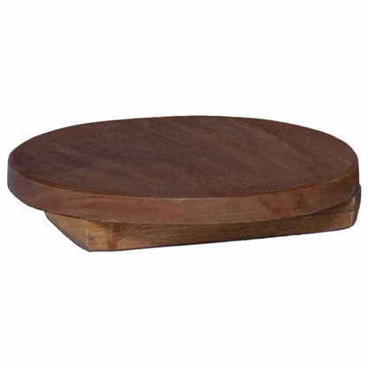 Rostlinná Židle 3 Ks Přírodní 29 X 29 X 3,5 Cm Mahagonové Dřevo