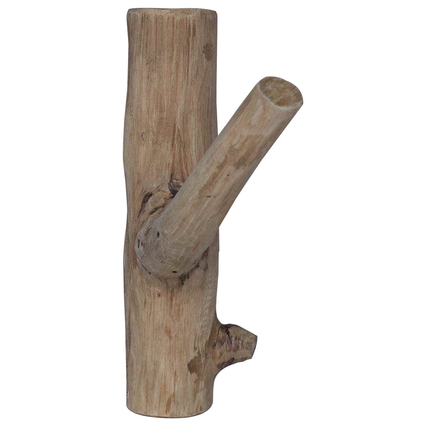 Háček Hnědá 4 X 4 X 14 Cm Masivní Obnovované Dřevo